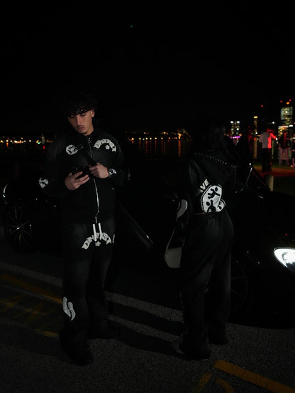 Ghost Flared Sweats - Black