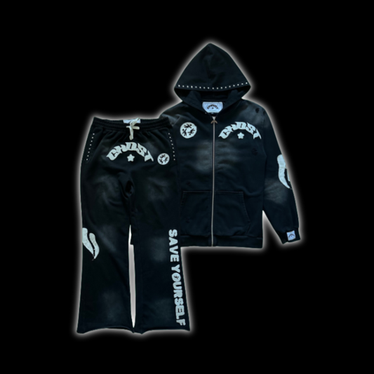 Ghost Tracksuit - Black
